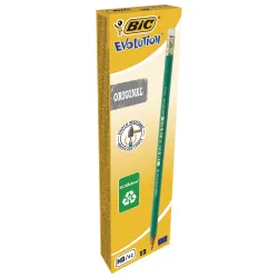 Ołówek BIC Conte Evolution 655 z gumką A'12 Ołówek BIC Conte Evolution 655 z gumką A'12